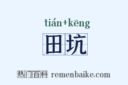 田坑是什么意思的图片